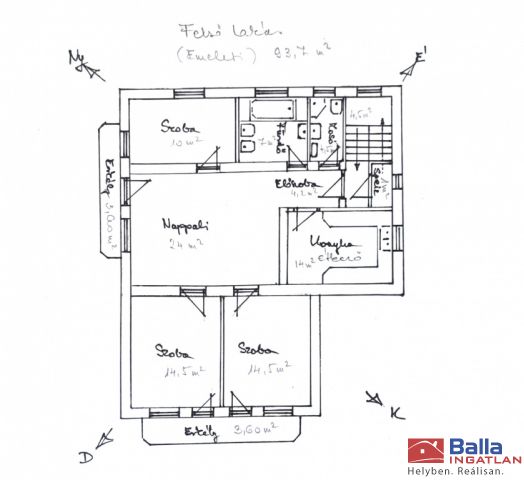 II. kerület (Budaliget II/A.) - Szent Gellért utca:  258 m²-es családi ház