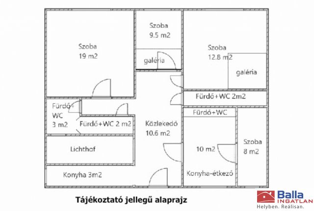 VIII. Kerület (Józsefváros) - József körút:  83 m²-es társasházi lakás